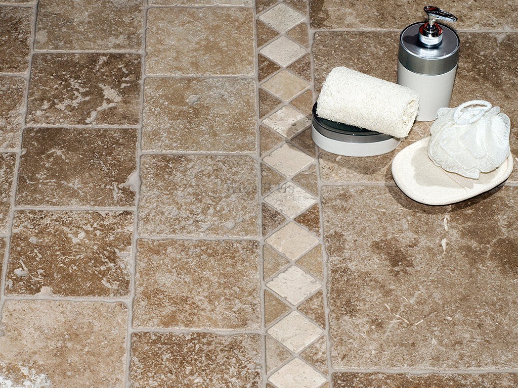 travertine tumbled tiles